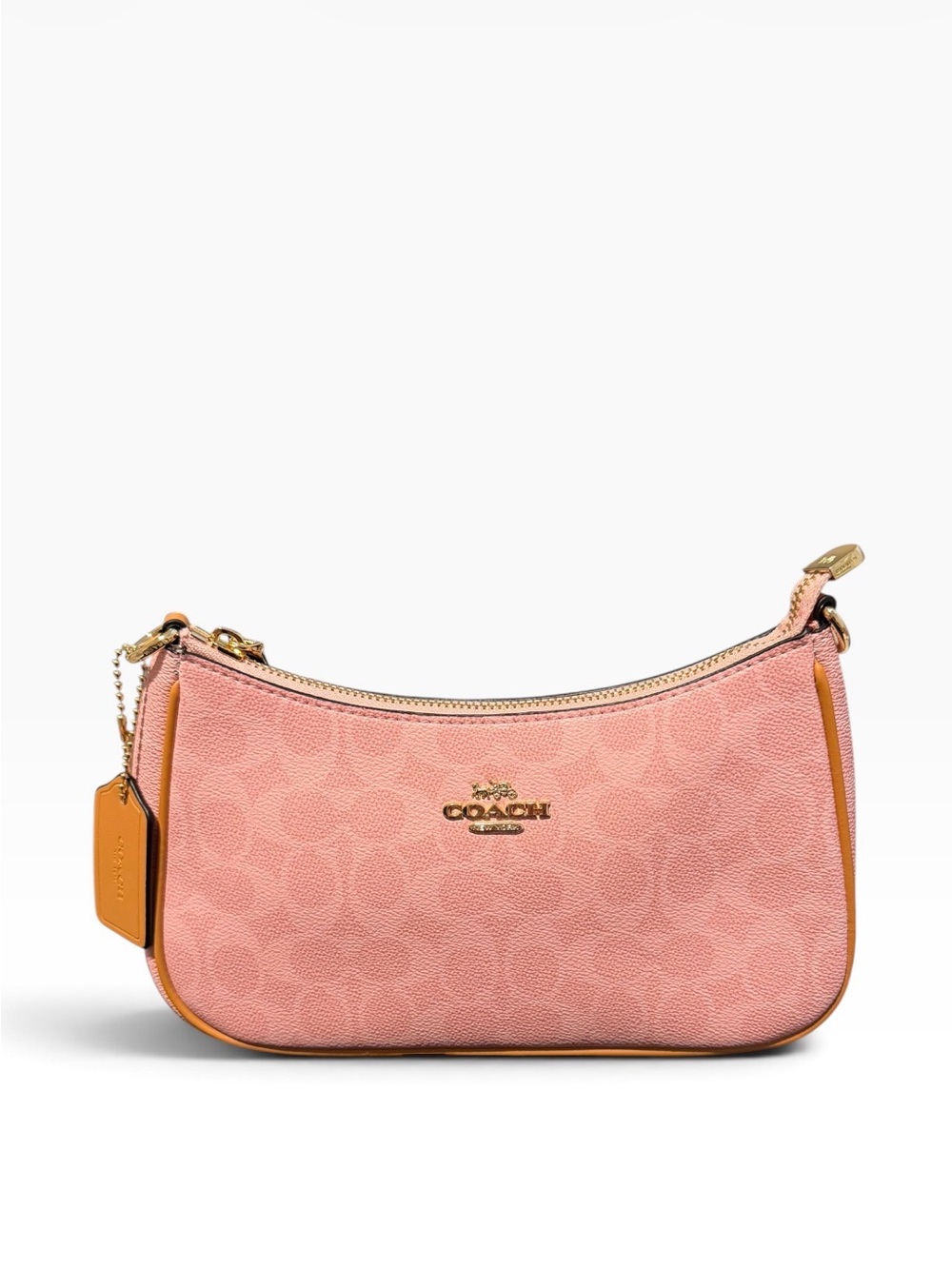 Coach Pink Signature Teri Shoulder Bag